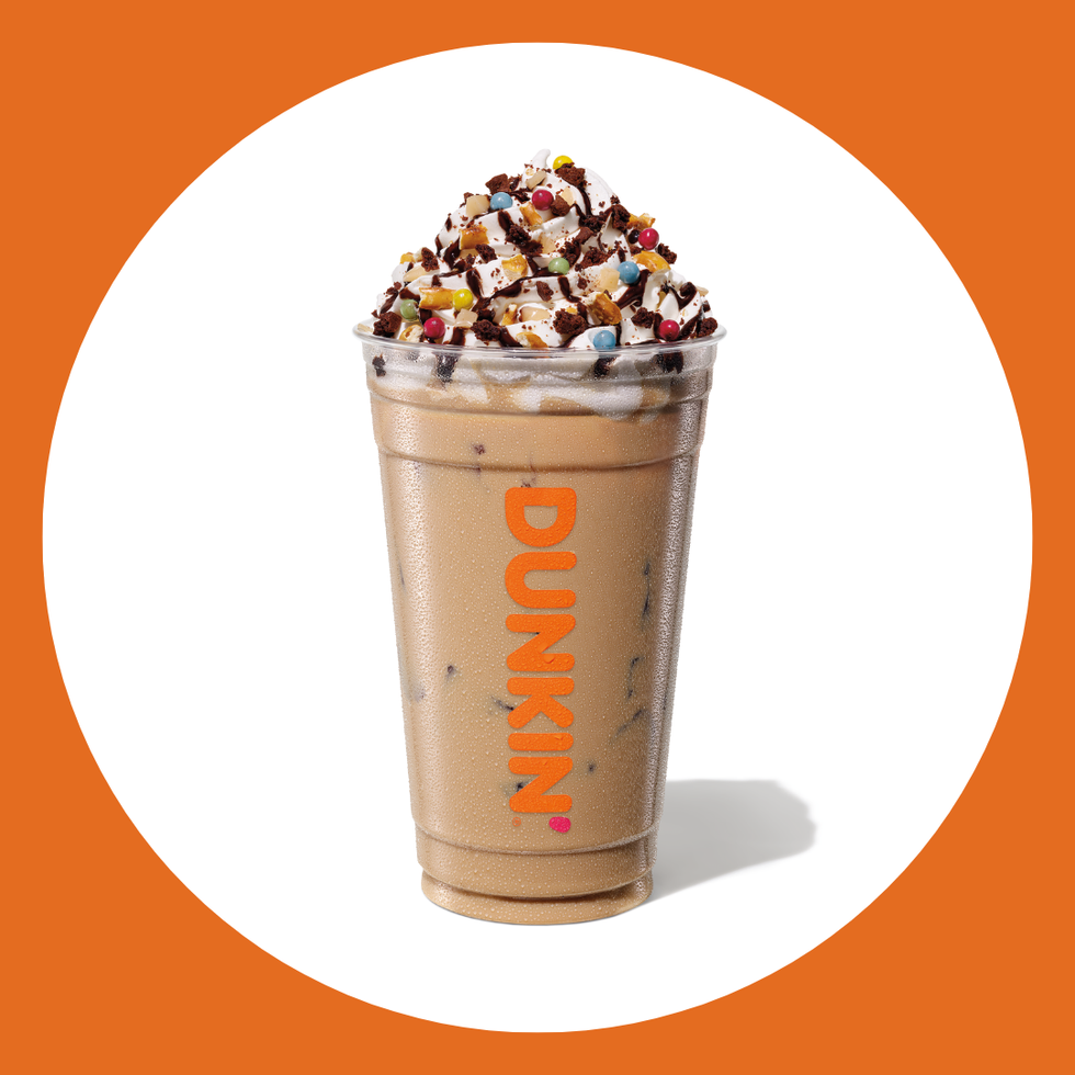 \u200bDunkin' Halloween Menu Candy Bar Signature Latte