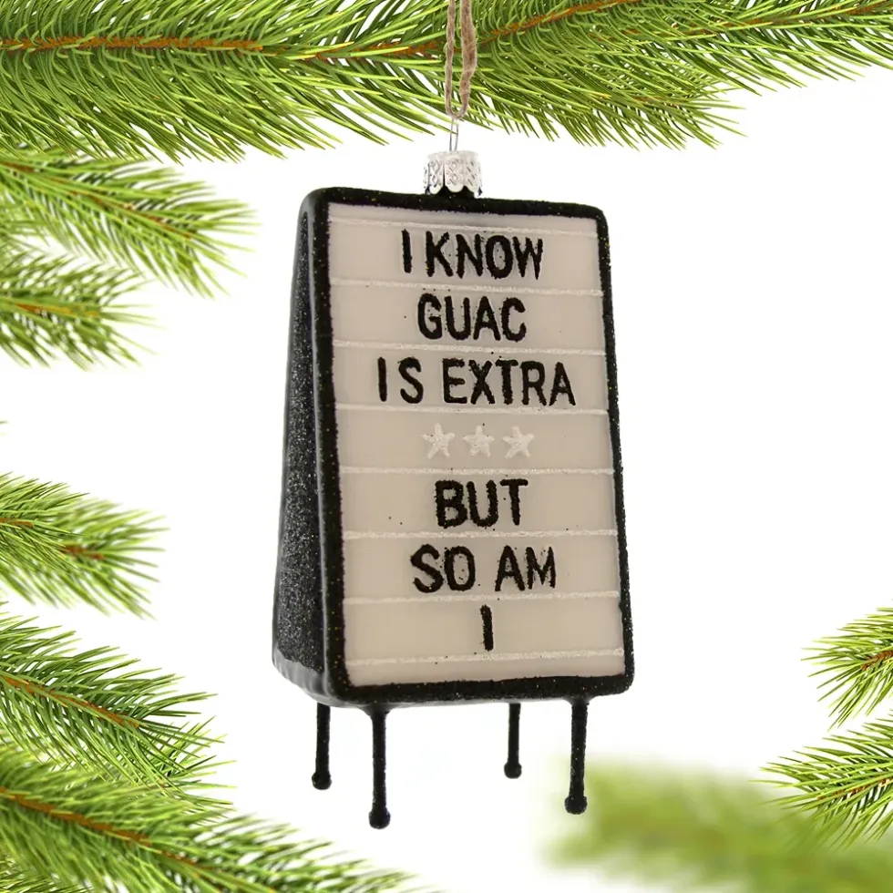 \u200bExtra Guac Christmans Ornament