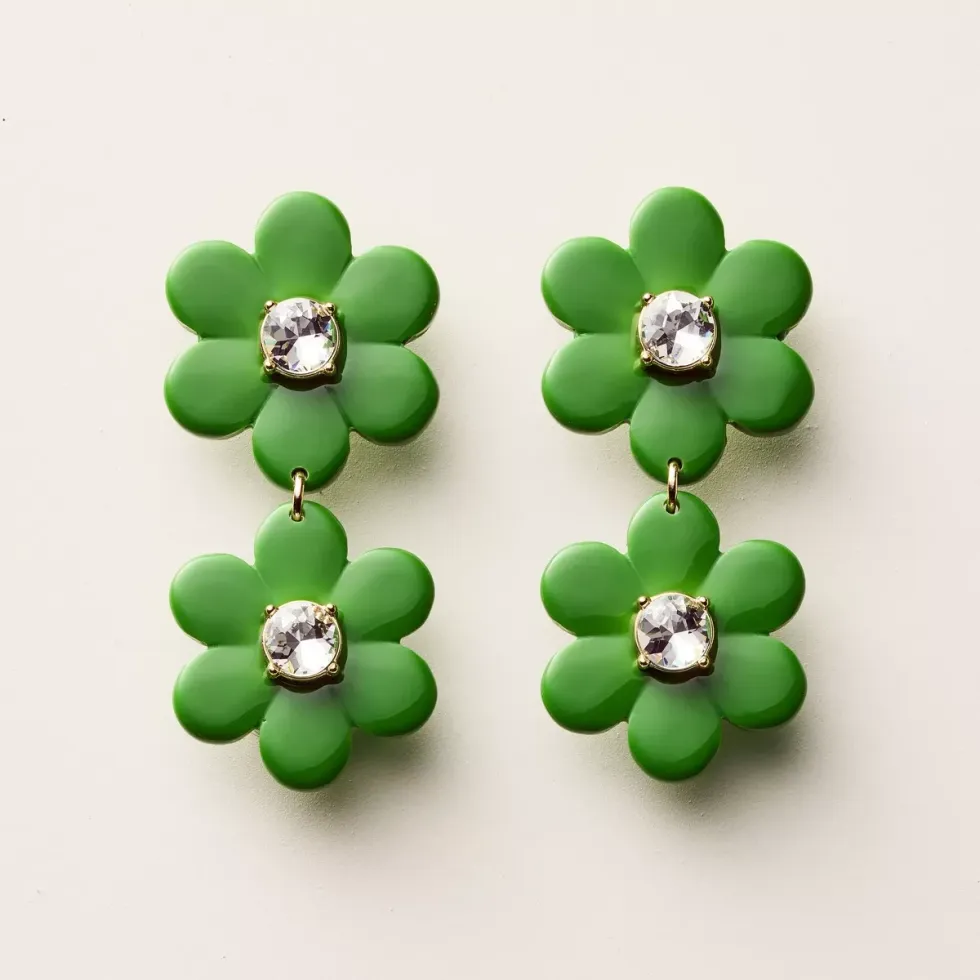 \u200bFloral Linear Earrings
