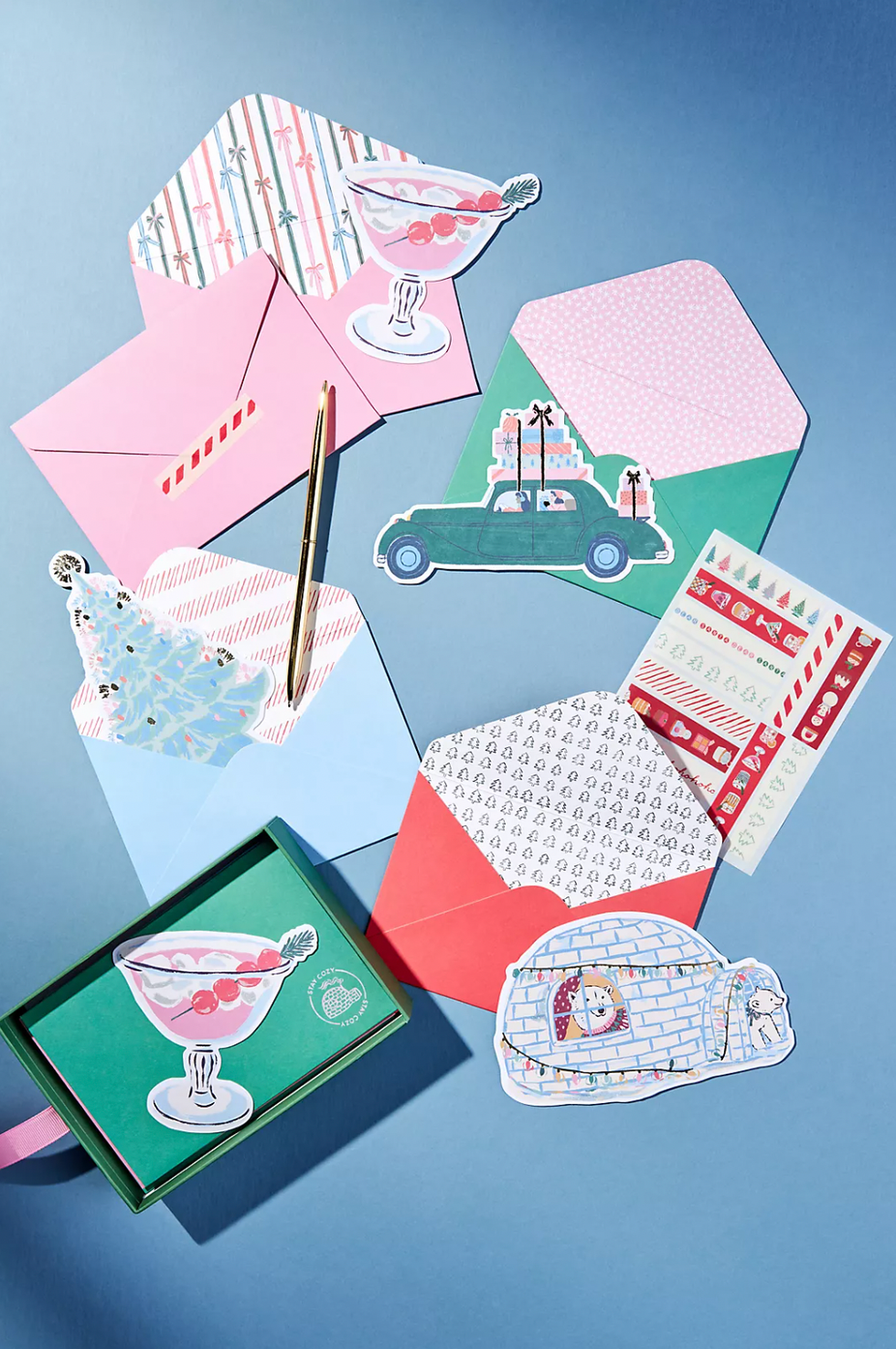 \u200bGeorge & Viv Holiday Boxed Notecard Set