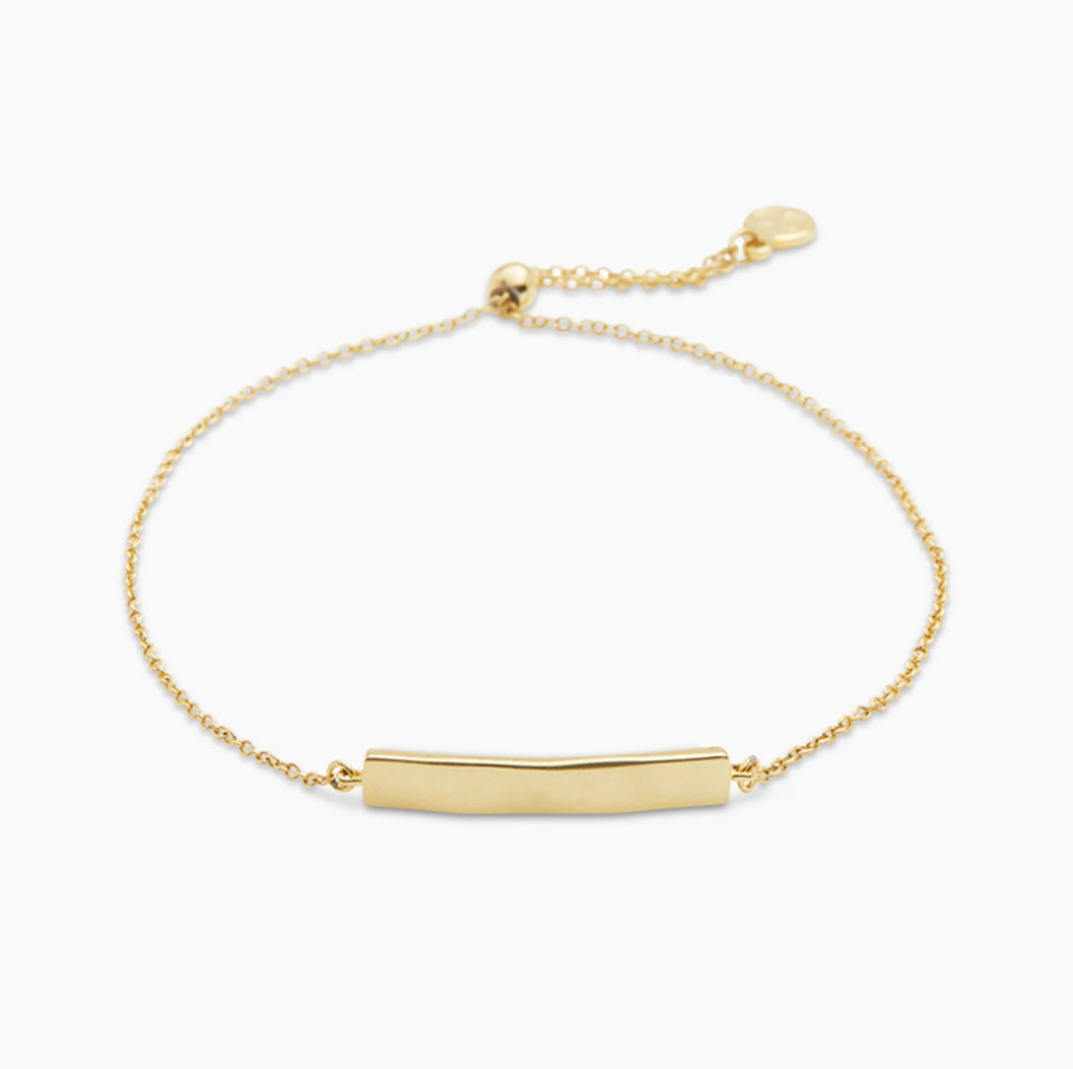 \u200bgorjana Jewelry Bespoke Plate Adjustable Bracelet