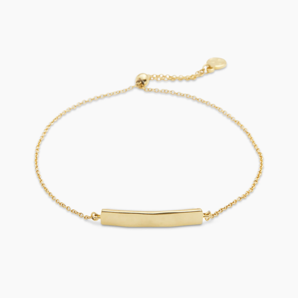 \u200bgorjana Jewelry Bespoke Plate Adjustable Bracelet