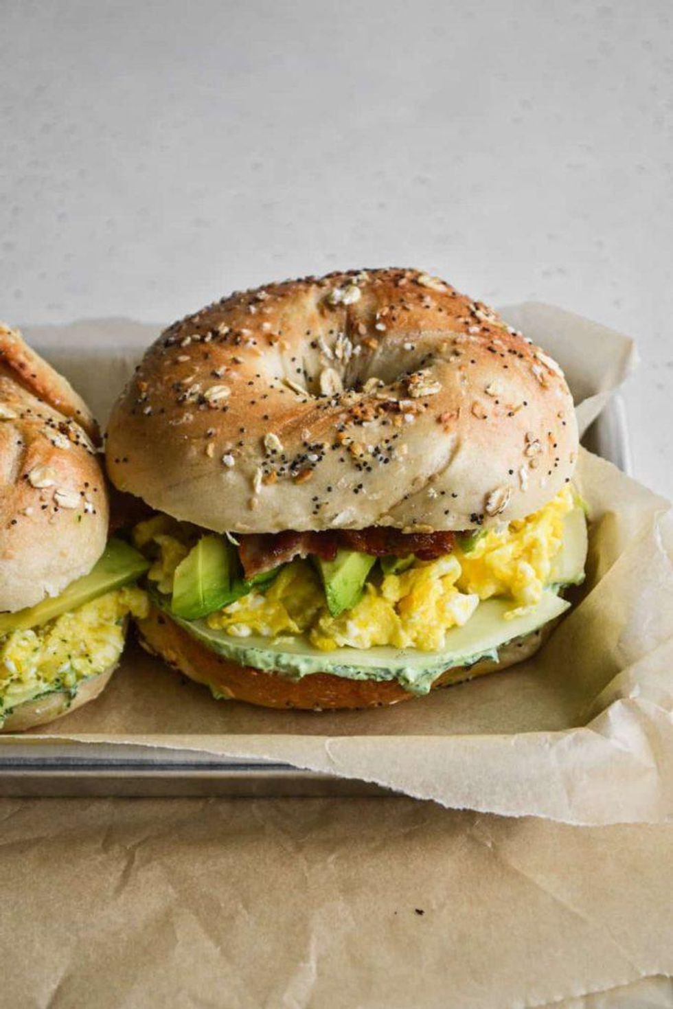 \u200bGreen Goddess Bacon, Egg, and Cheese Sandwich