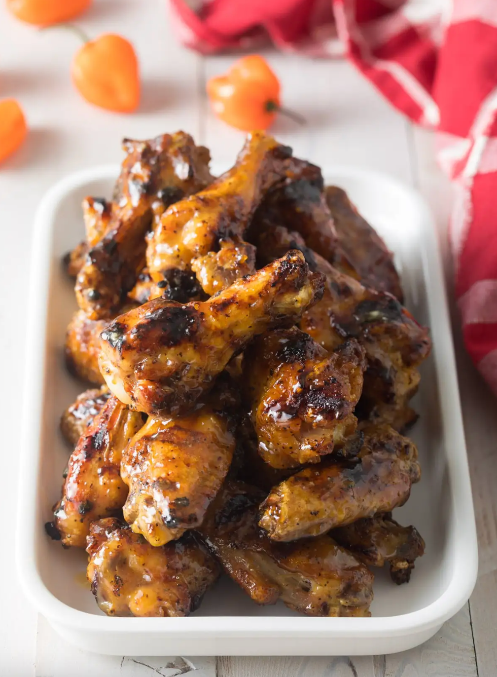 \u200bHabanero Peach Grilled Chicken Wings