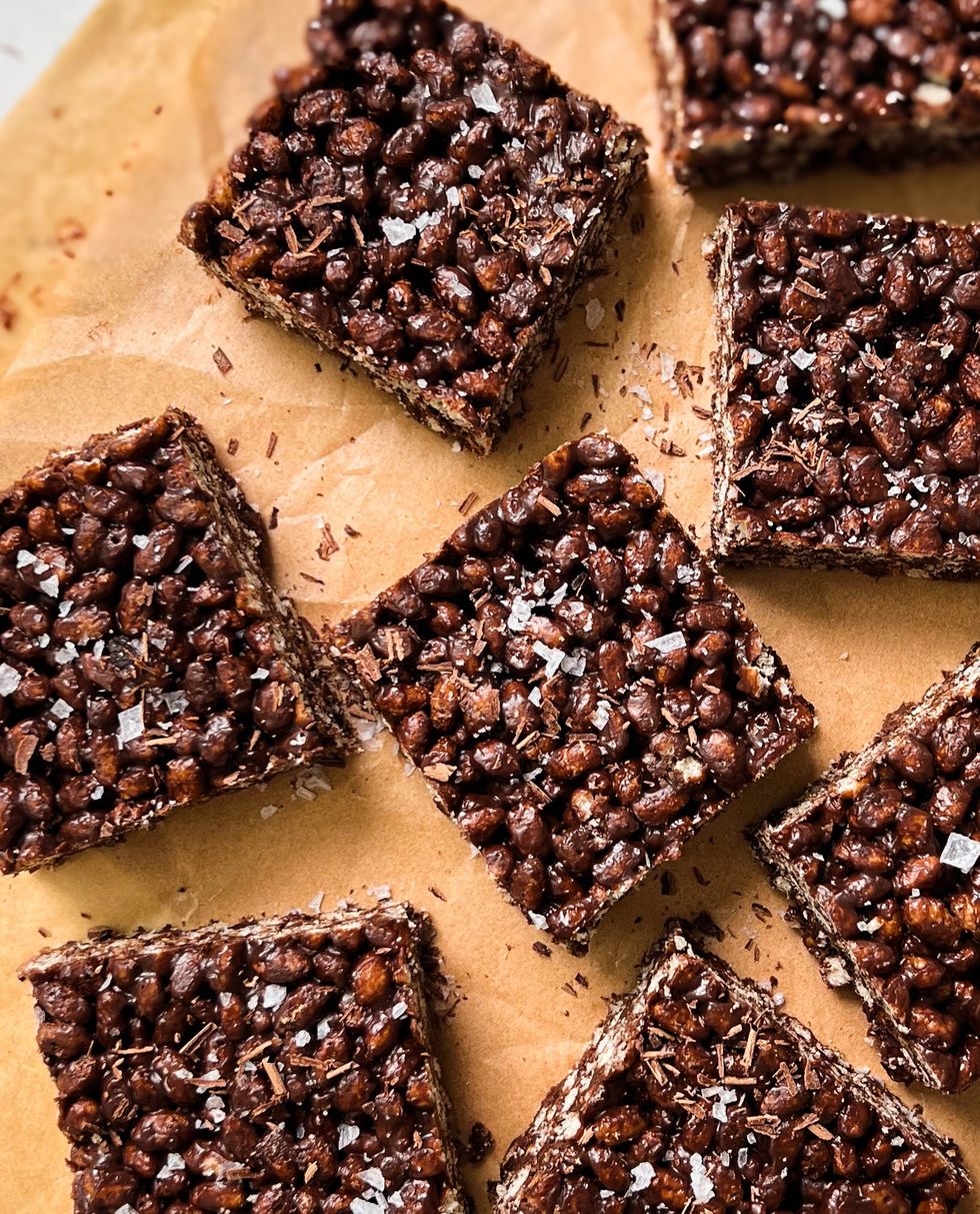 \u200bHealthy Chocolate Rice Krispie Treats