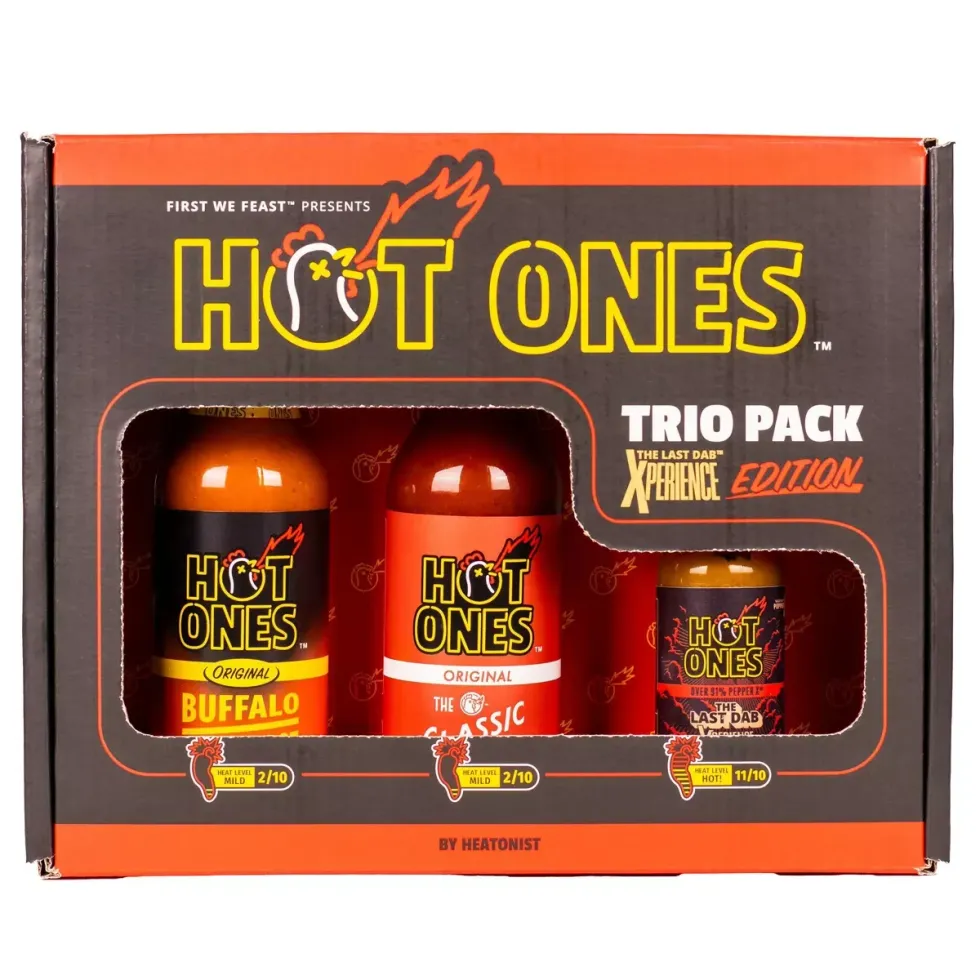 \u200bHot Ones Hot Sauce Trio Pack