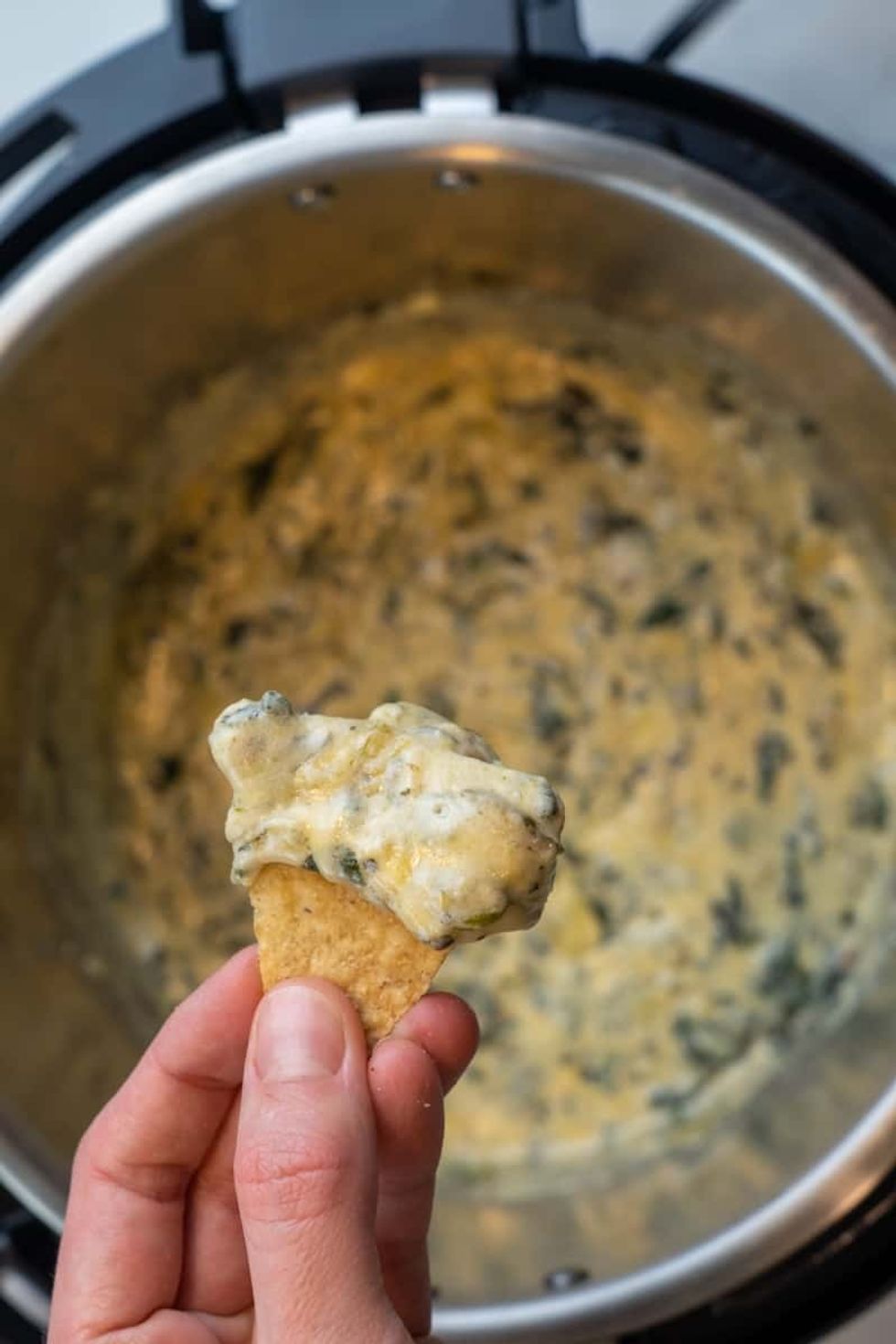 \u200bInstant Pot Spinach Artichoke Dip (Keto And Gluten Free)
