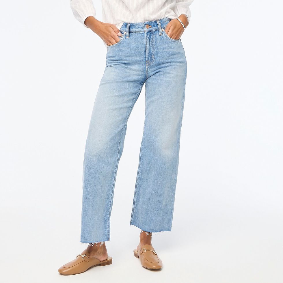 \u200bJ.Crew Factory Wide-Leg Crop Jean