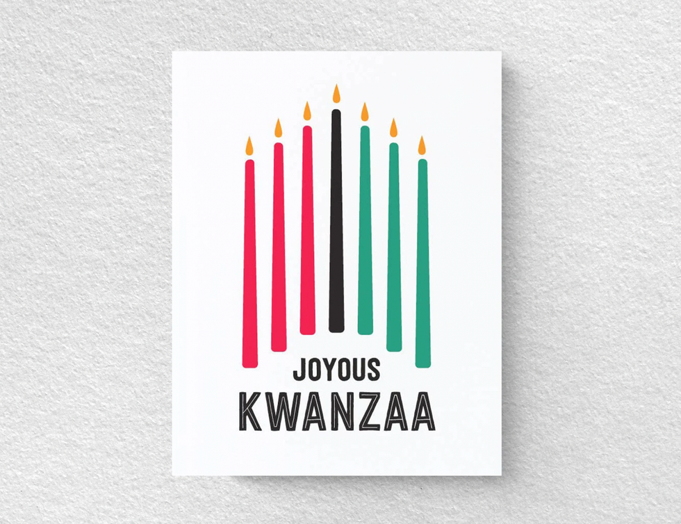 \u200bJenni Bick Joyous Kwanzaa Holiday Card