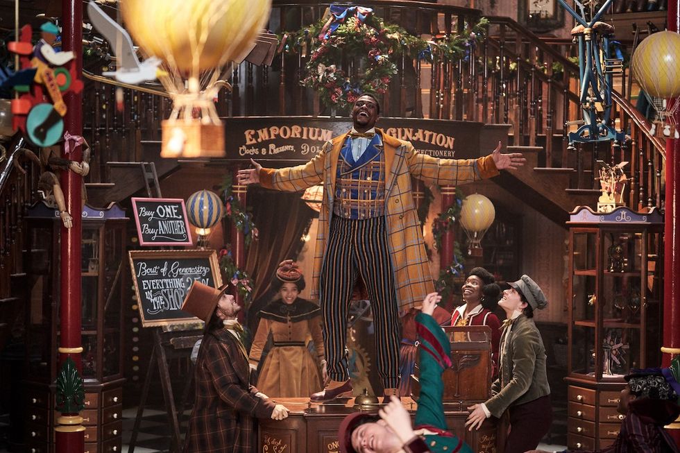 \u200bJingle Jangle: A Christmas Journey (2020) Justin Cornwell as Young Jeronicus Jangle, Sharon Rose as Joanne Jangle.