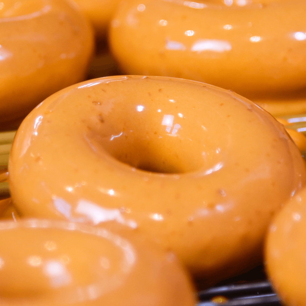 \u200bKrispy Kreme Orange Dreamsicle Glazed Doughnuts