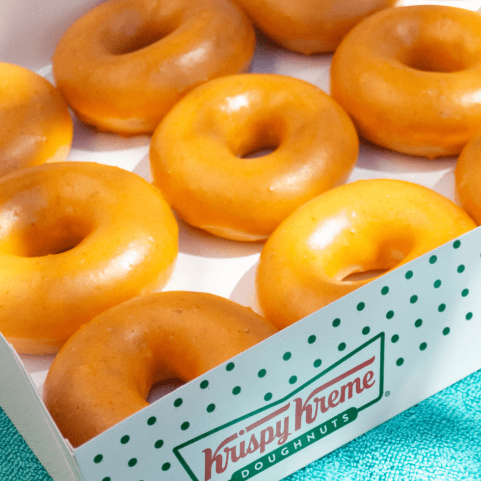 \u200bKrispy Kreme Orange Dreamsicle Glazed Doughnuts