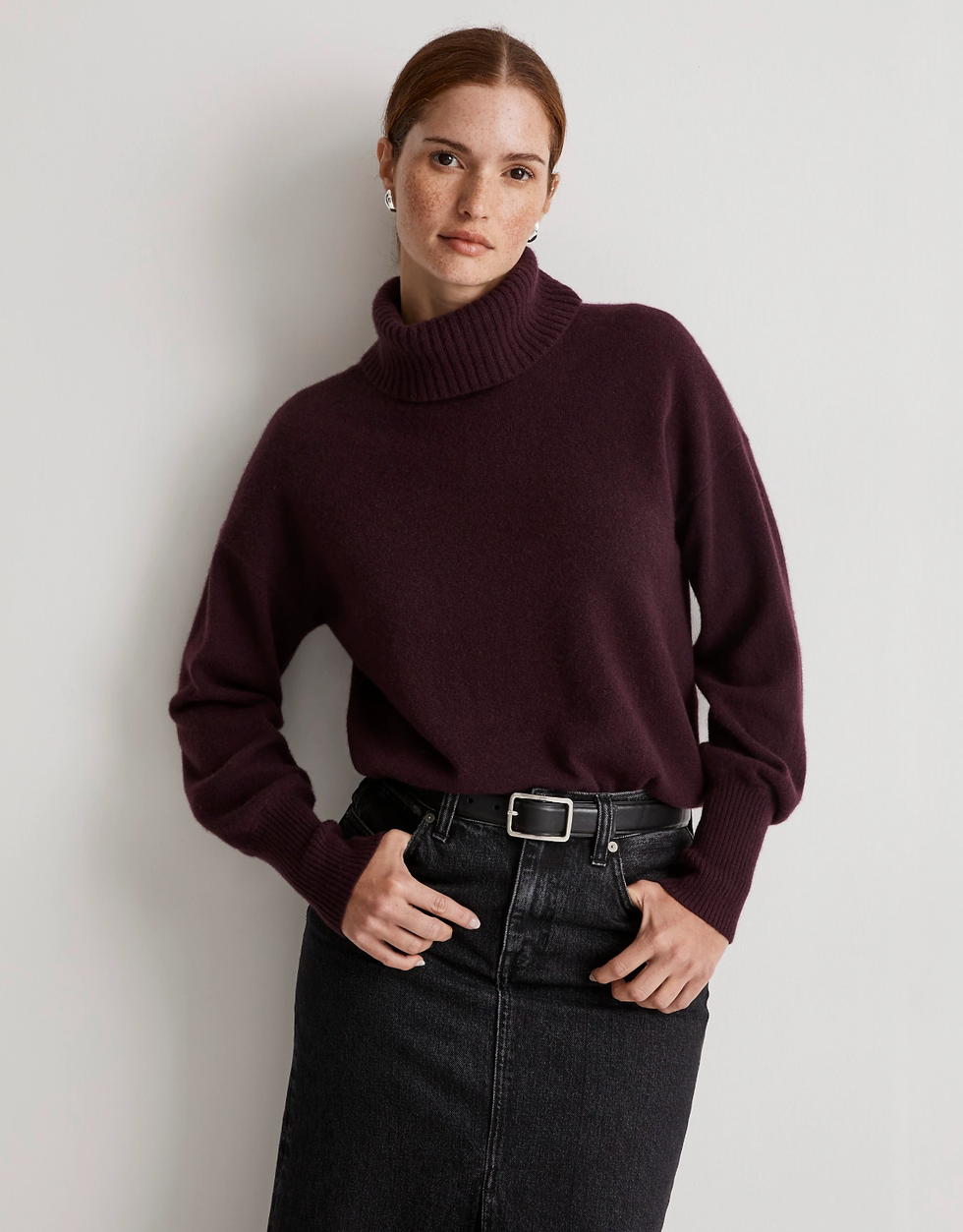 \u200bMadewell (Re)sponsible Cashmere Turtleneck Sweater
