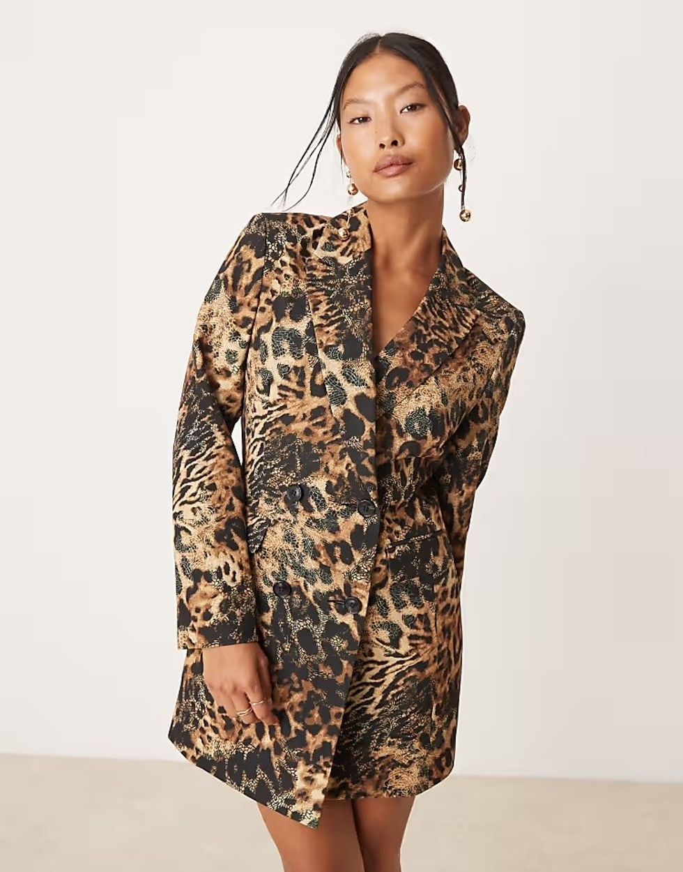 \u200bMiss Selfridge Animal Print Dress