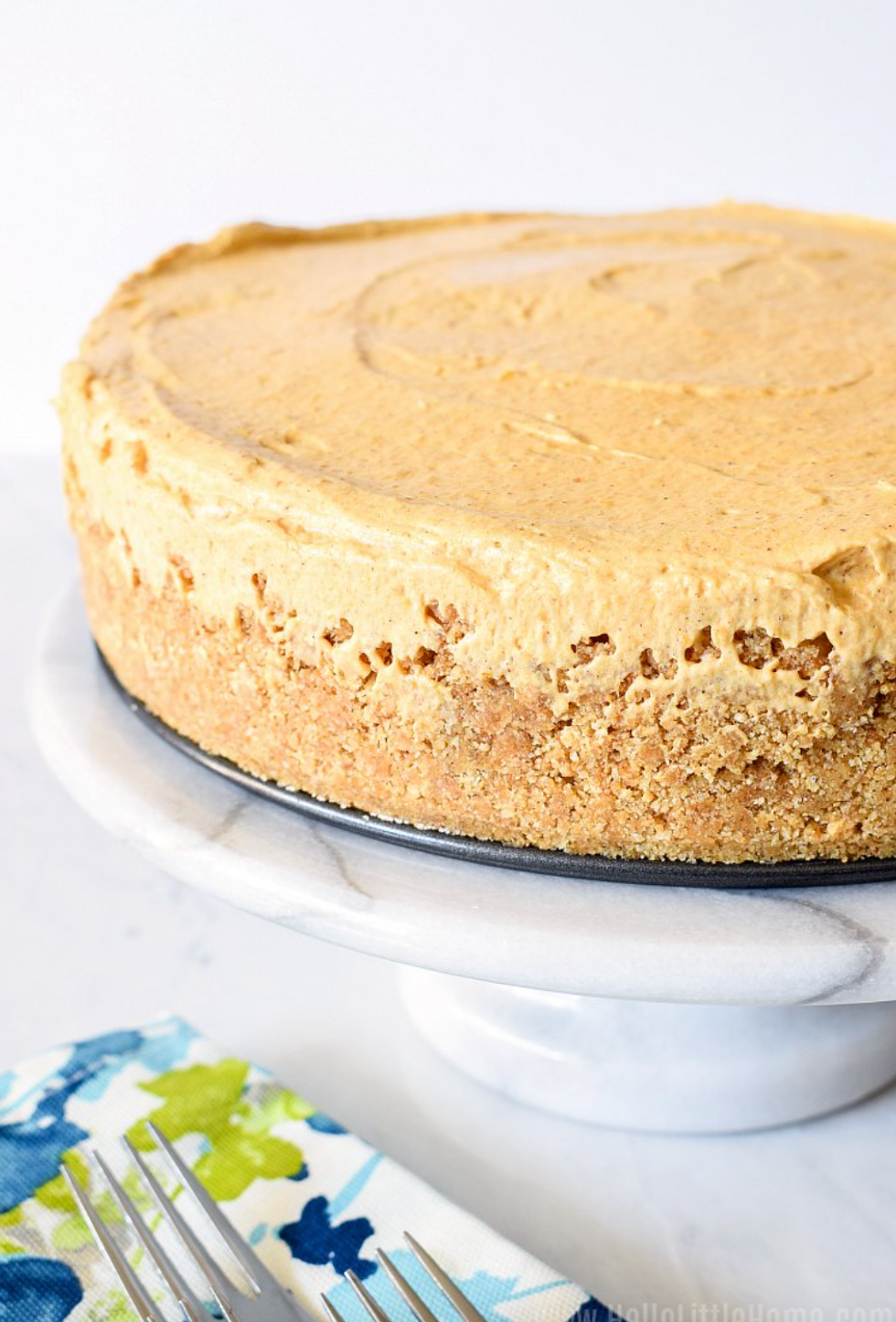 \u200bNo Bake Pumpkin Cheesecake