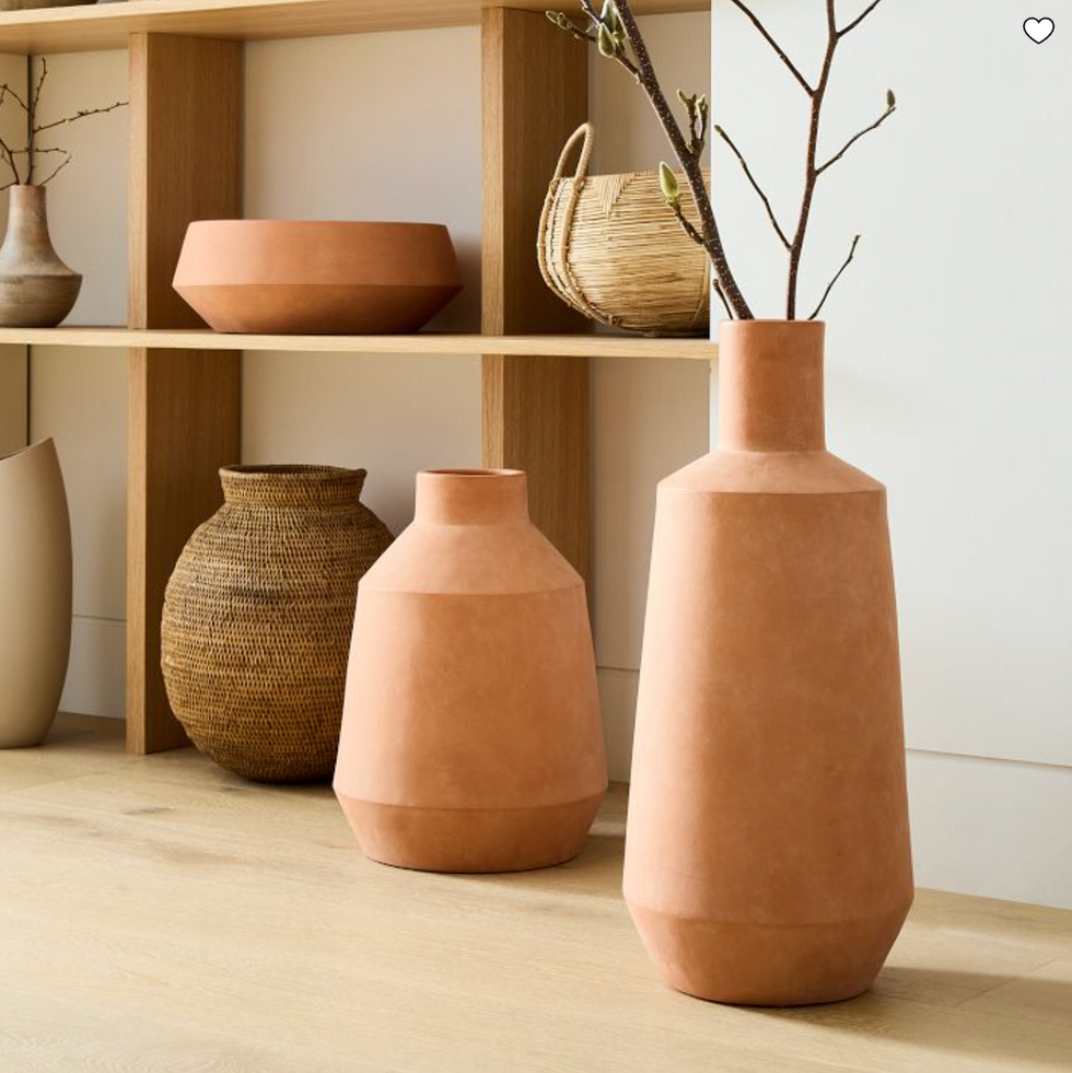 \u200bOversized Terra Cotta Vases