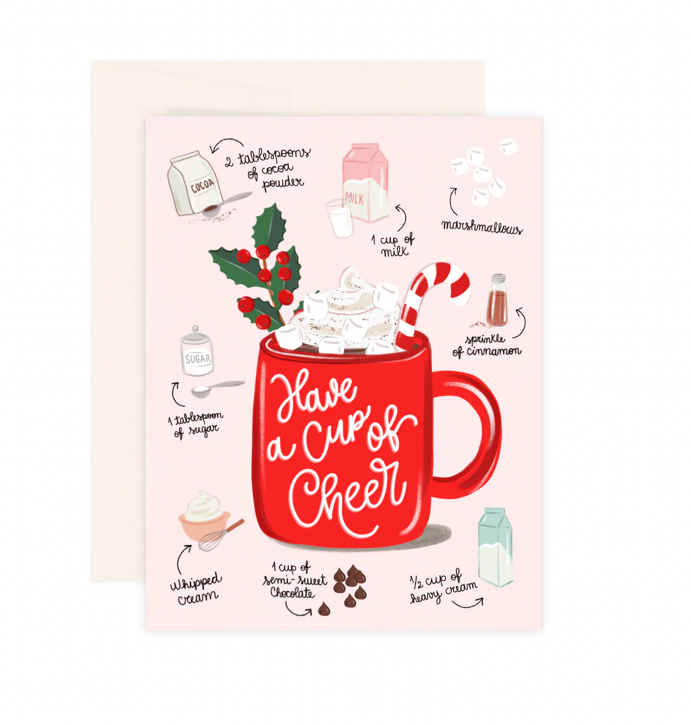 \u200bPaige & Willow Cup of Cheer Card