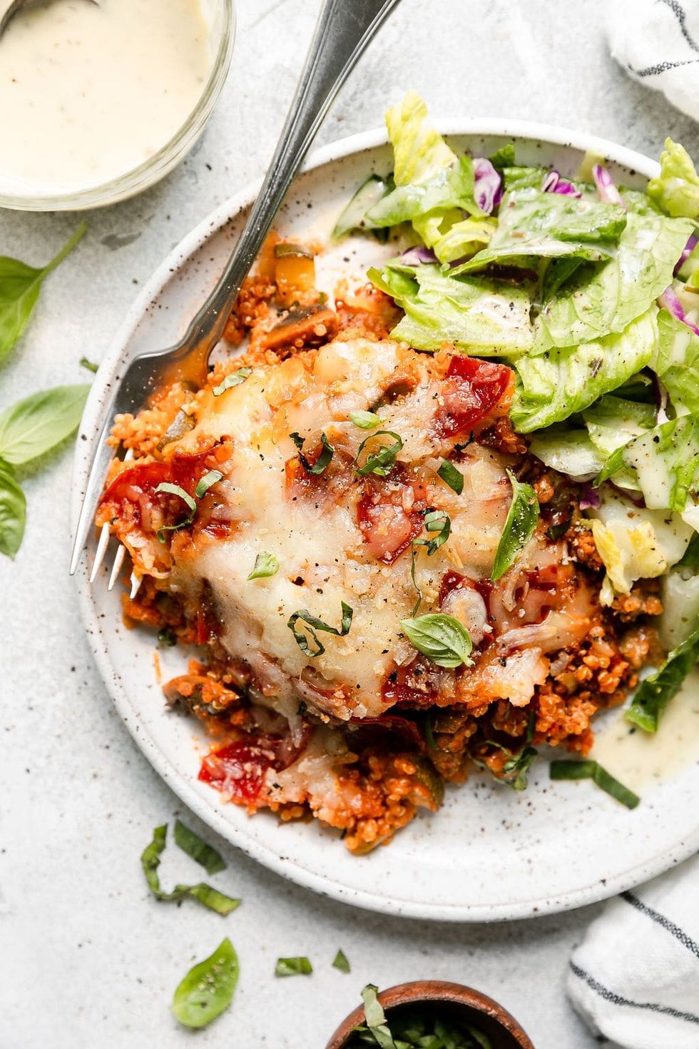 \u200bPepperoni Pizza Quinoa Casserole