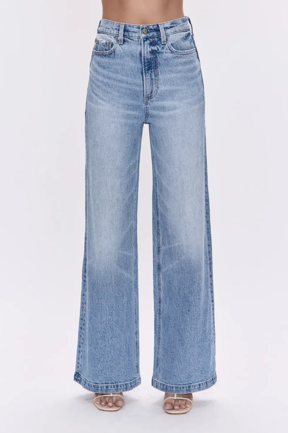 \u200bPistola Denim Petite Lana High Rise Wide Leg Jeans