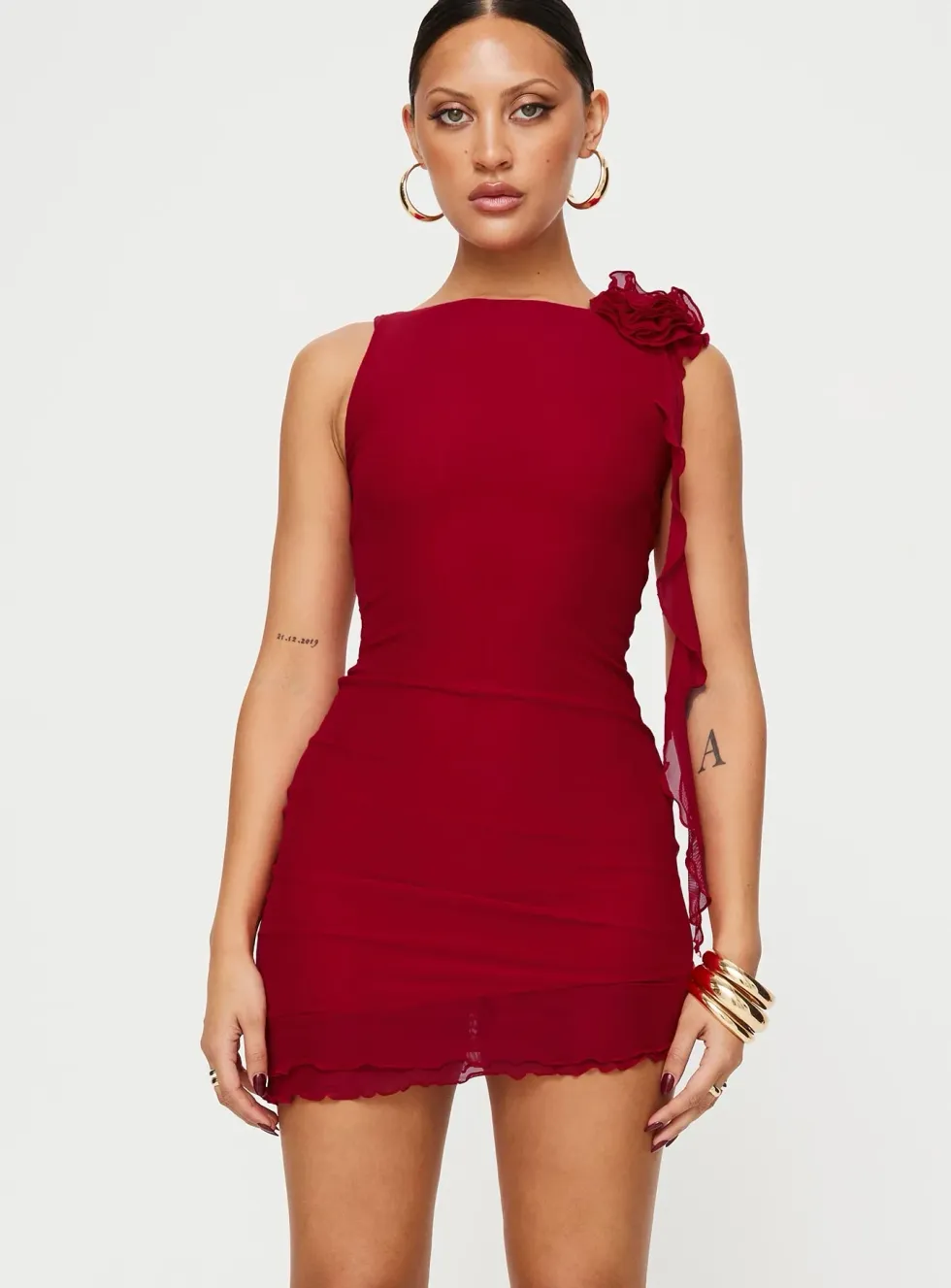 \u200bPrincess Polly Lorello Mini Dress Red