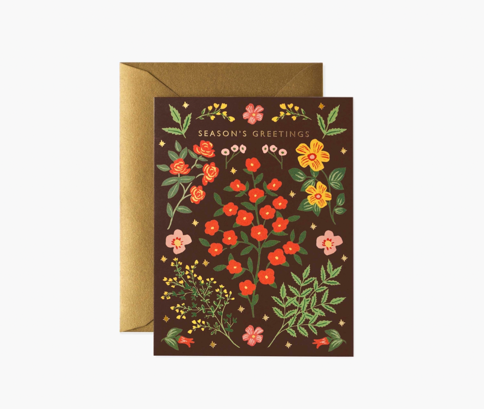 \u200bRifle Paper Co. Hawthorne Holiday Greeting Card