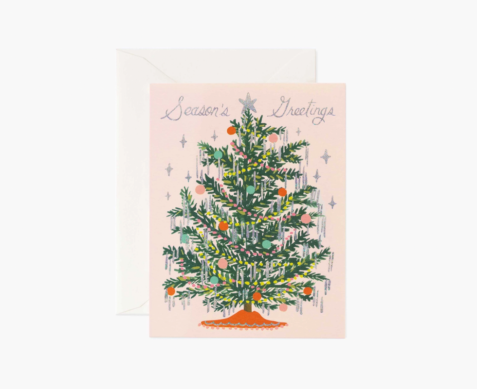 \u200bRifle Paper Co. Tinsel Tree Card