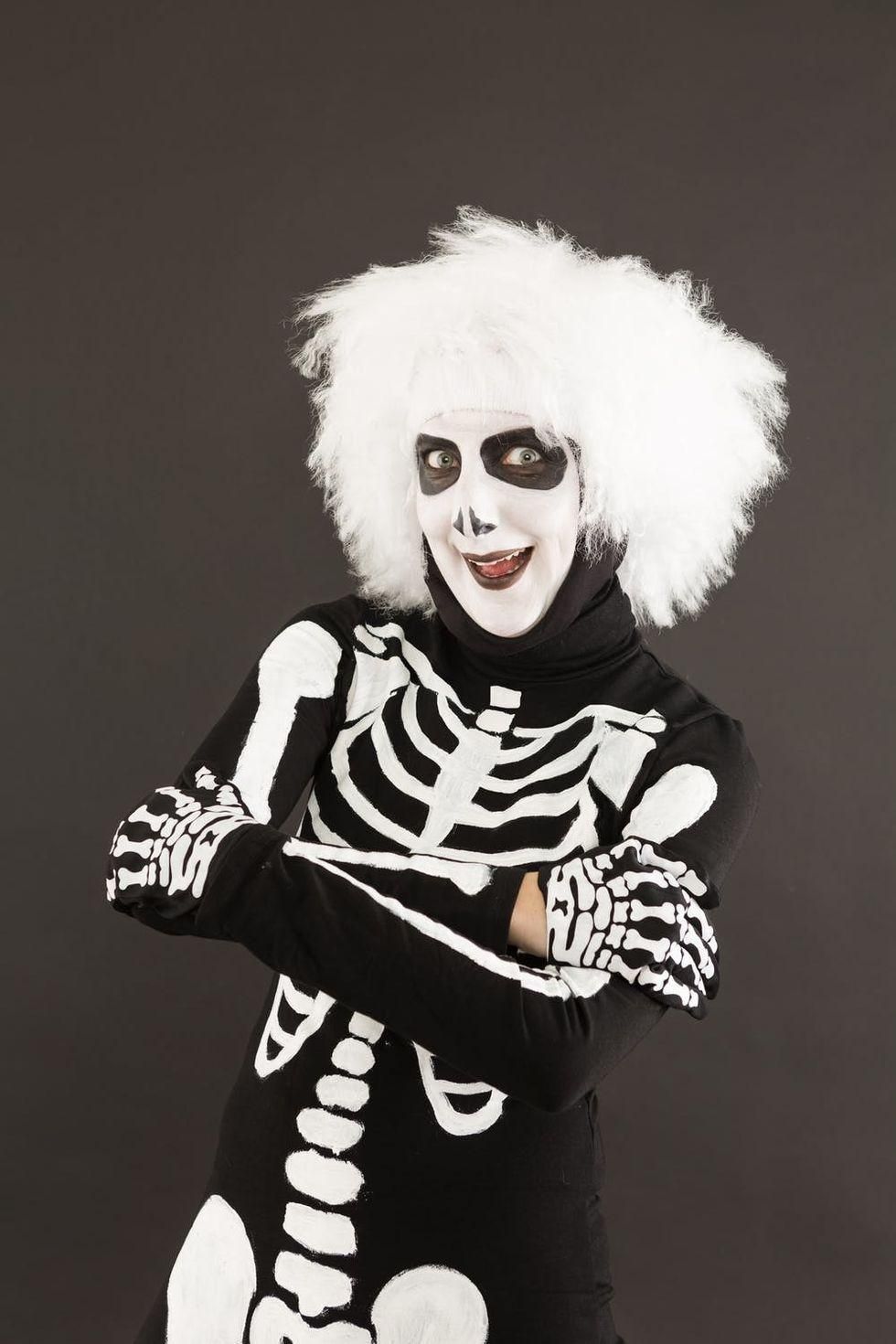 \u200bSkeleton Makeup from \u201cDavid S. Pumpkins\u201d