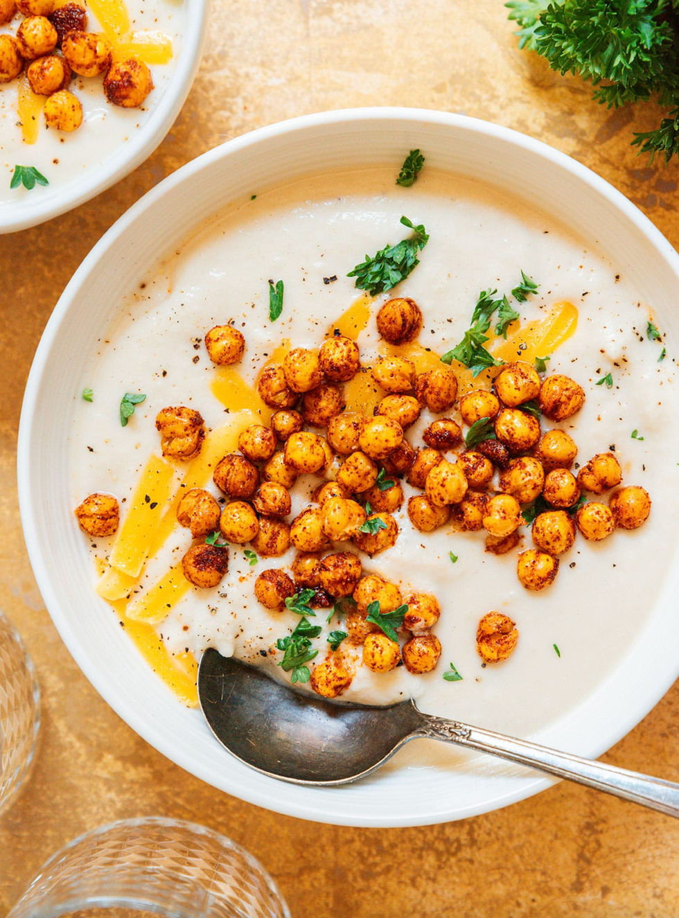 \u200bSlow Cooker Cauliflower Soup