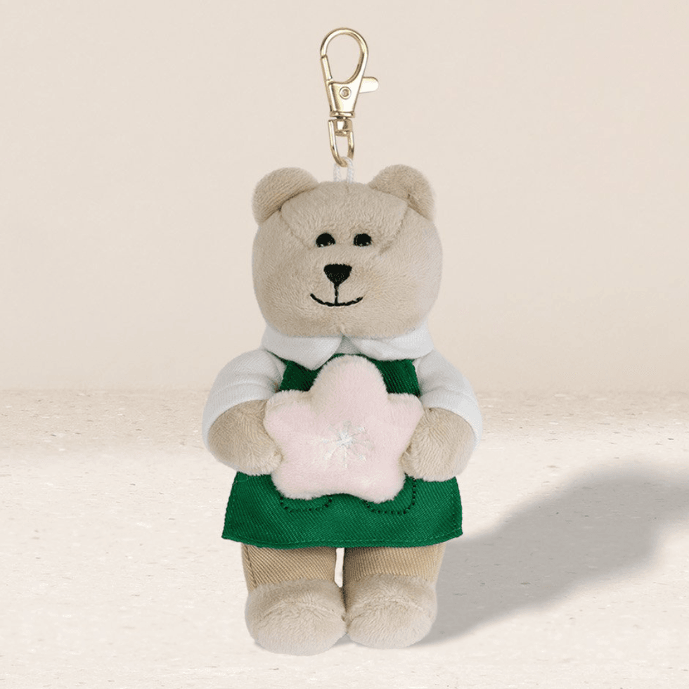 \u200bStarbucks Cherry Blossom Bearista Keychain