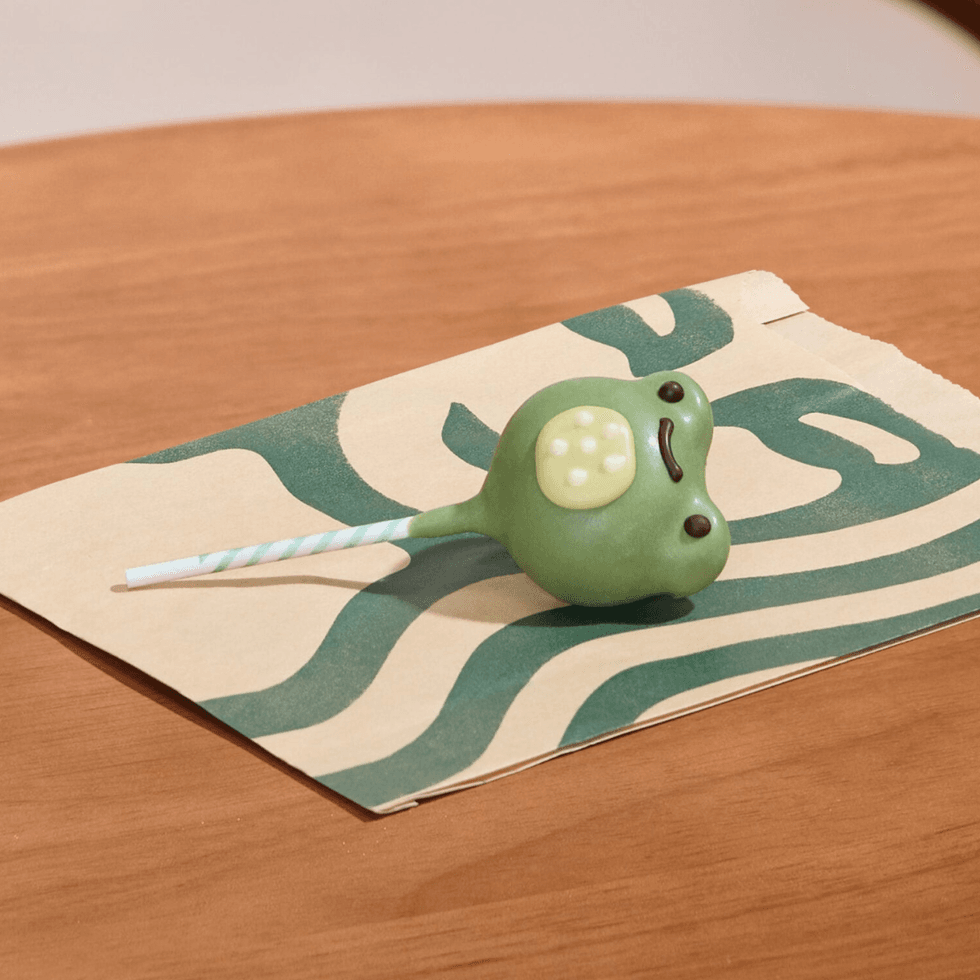 \u200bStarbucks Frog Cake Pop
