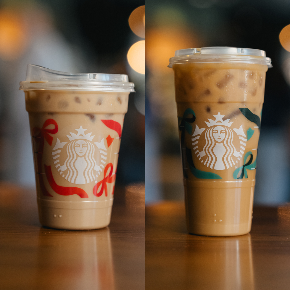 \u200bStarbucks Merry Apron Strings Cold Cups