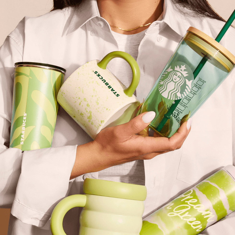 \u200bStarbucks spring drinkware is inspired by matcha