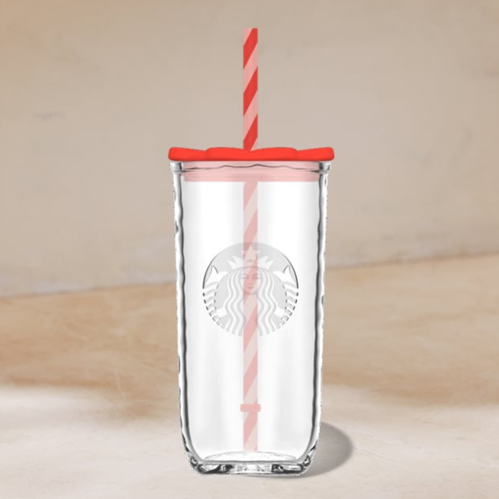 \u200bStarbucks \u200bValentine\u2019s Day Glass Cold Cup