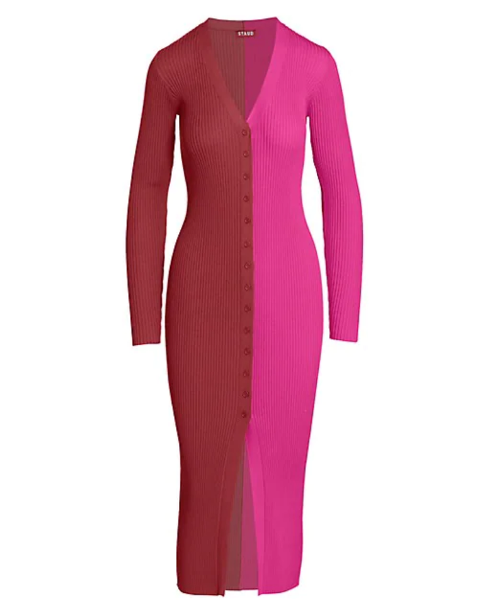 \u200bSTAUD Shoko Colorblock Sweater Dress