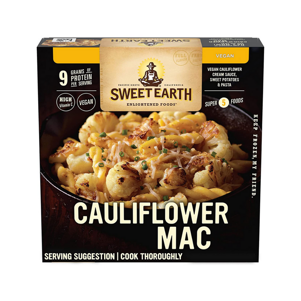 \u200bSweet Earth Cauliflower Mac Bowl Frozen Dinner