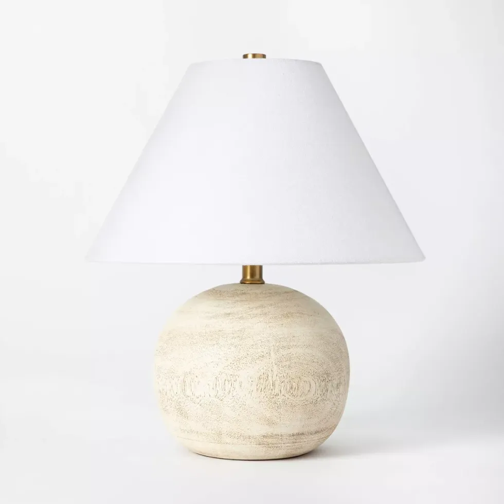 \u200bThreshold Medium Faux Wood Table Lamp