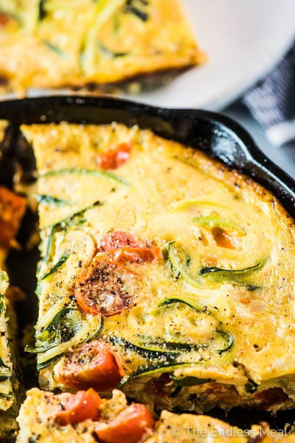 \u200bTomato Zoodle Frittata