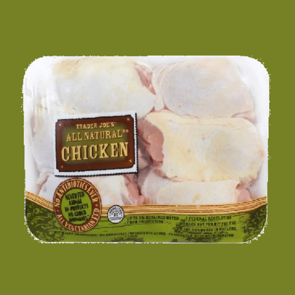 \u200bTrader Joe's All Natural Bone-In Skin-On Chicken Thighs