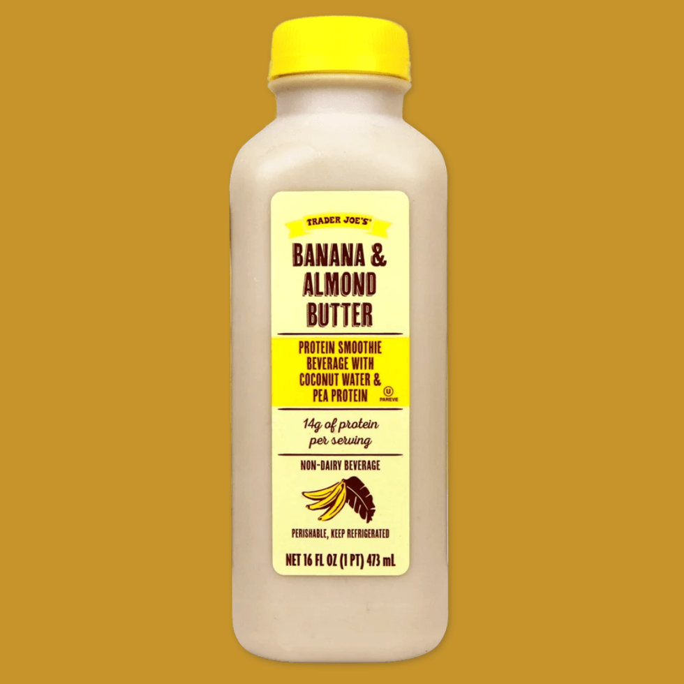 \u200bTrader Joe's Banana & Almond Butter Protein Smoothie