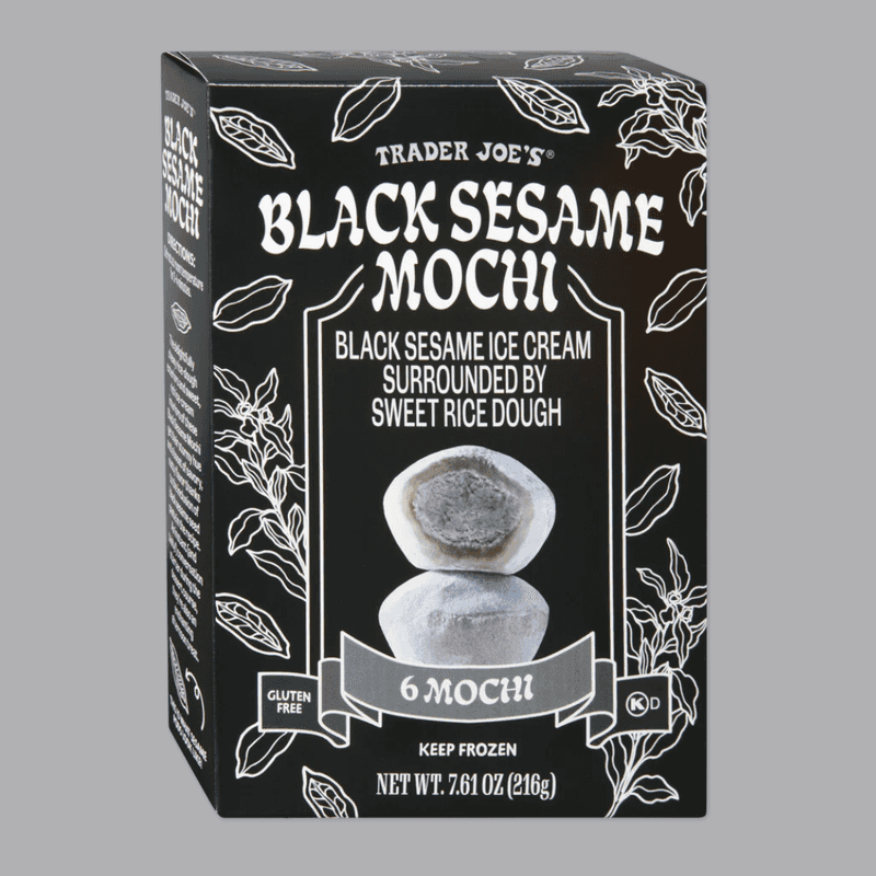 Trader Joe's New Black Sesame Mochi Has Fans In A Chokehold - Brit