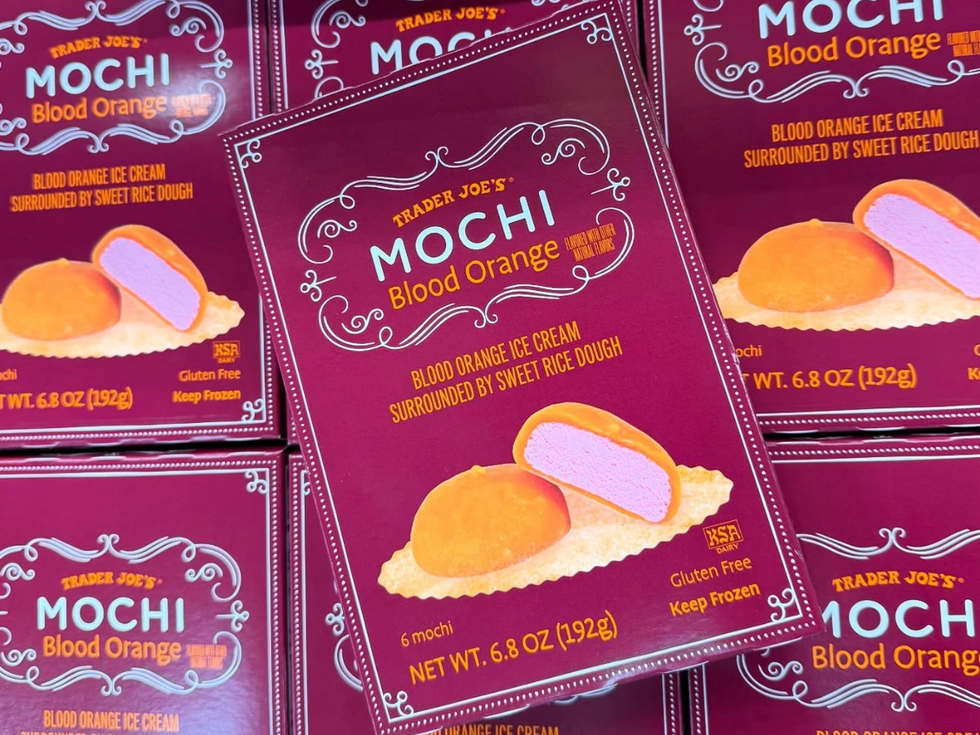 \u200bTrader Joe's Blood Orange Mochi Ice Cream
