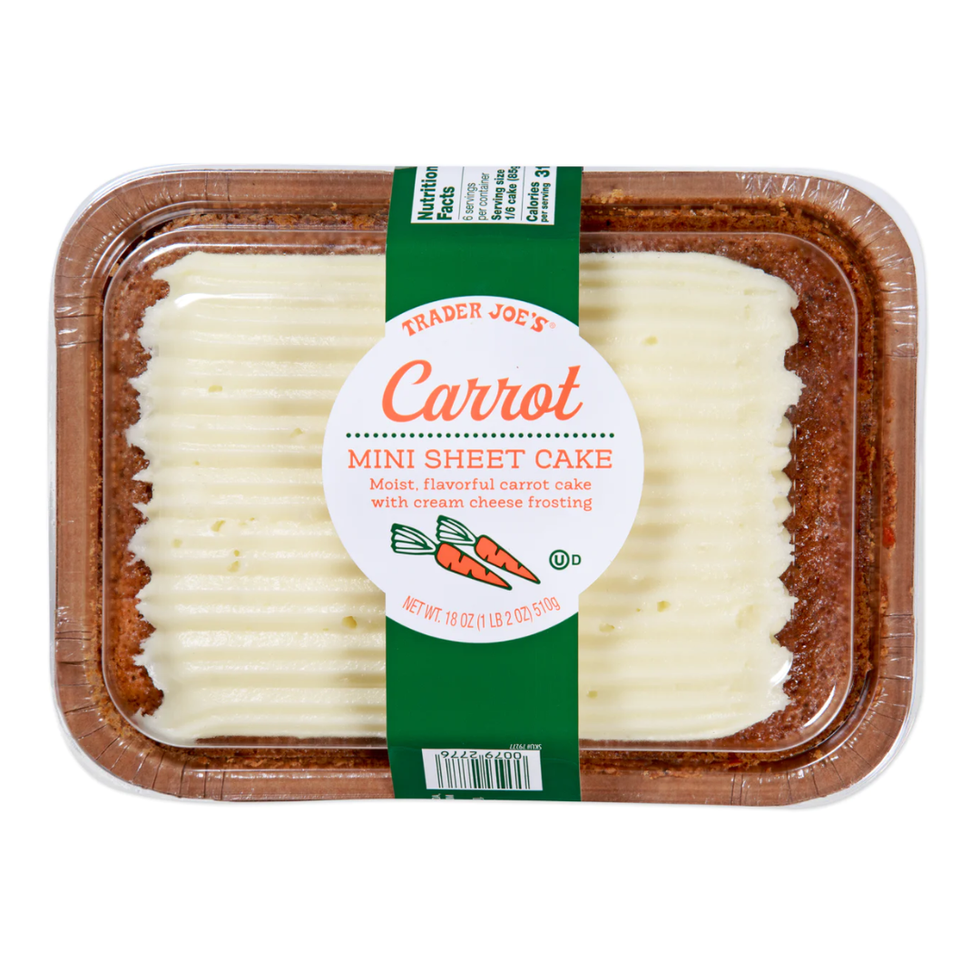 \u200bTrader Joe's Carrot Mini Sheet Cake