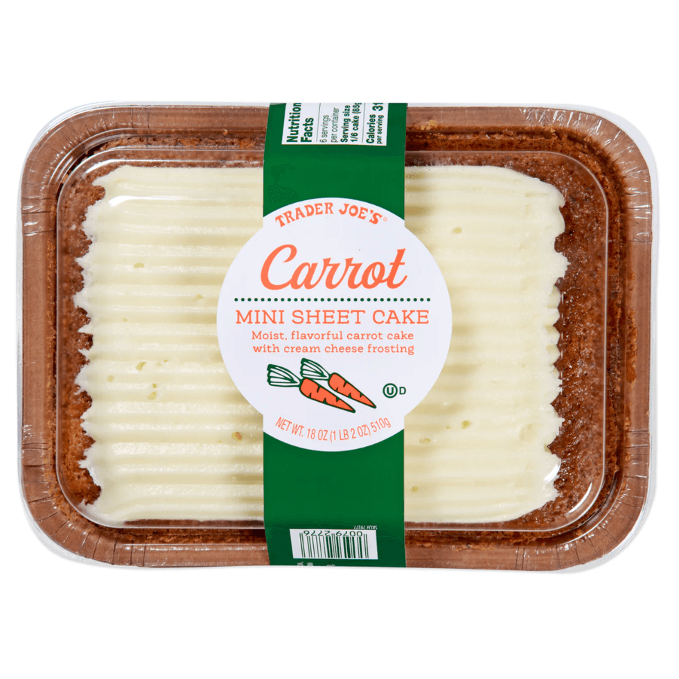 \u200bTrader Joe's Carrot Mini Sheet Cake