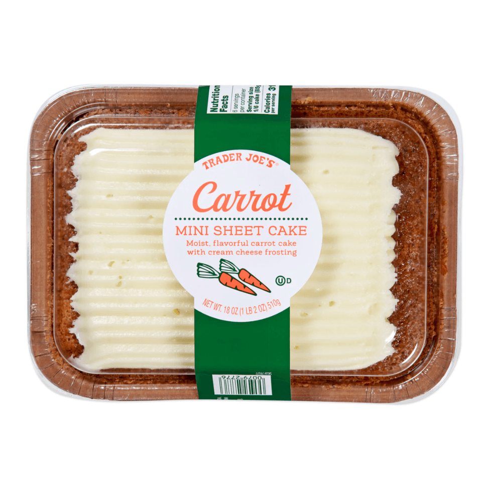 \u200bTrader Joe's Carrot Mini Sheet Cake