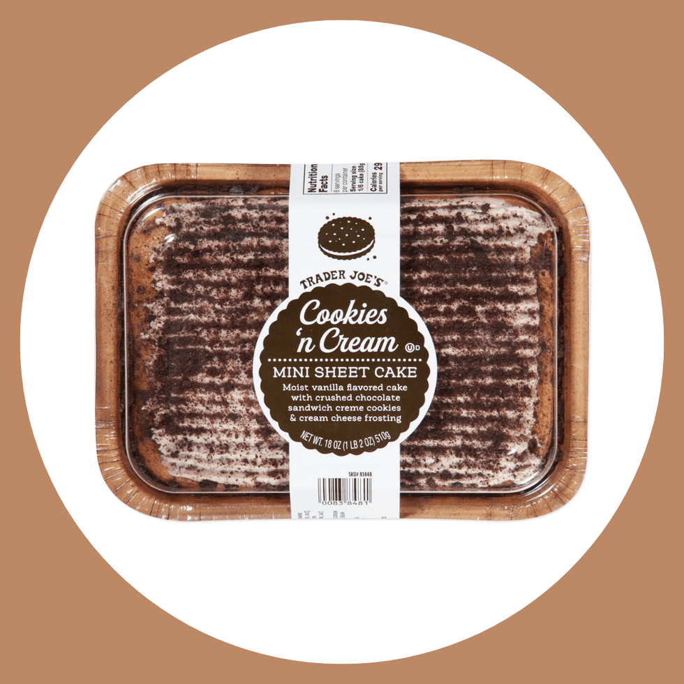 \u200bTrader Joe's Cookies 'n Cream Mini Sheet Cake