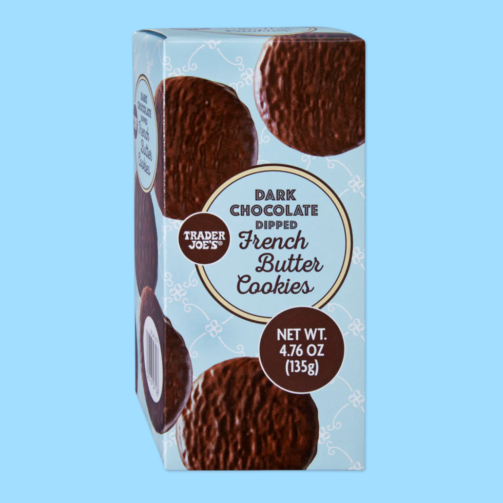 \u200bTrader Joe's Dark Chocolate Dipped French Butter Cookies