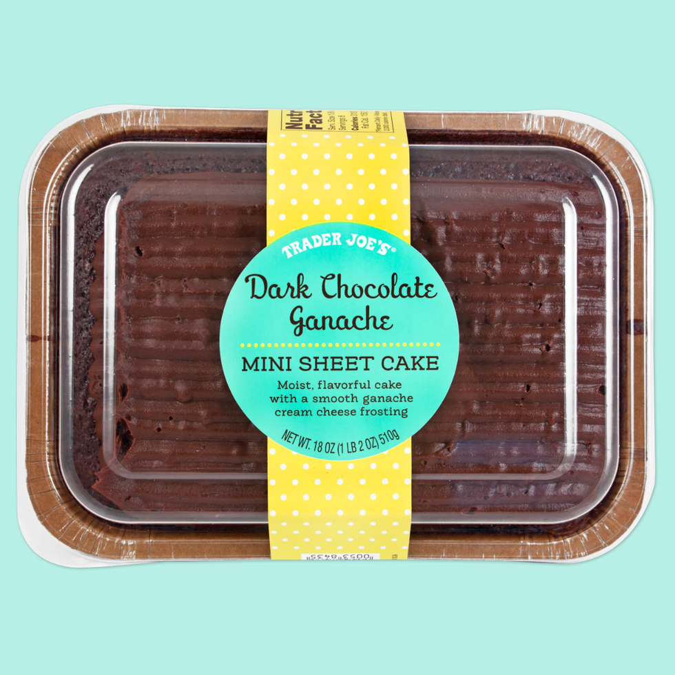 \u200bTrader Joe's Dark Chocolate Ganache Mini Sheet Cake (Not Gluten-Free)
