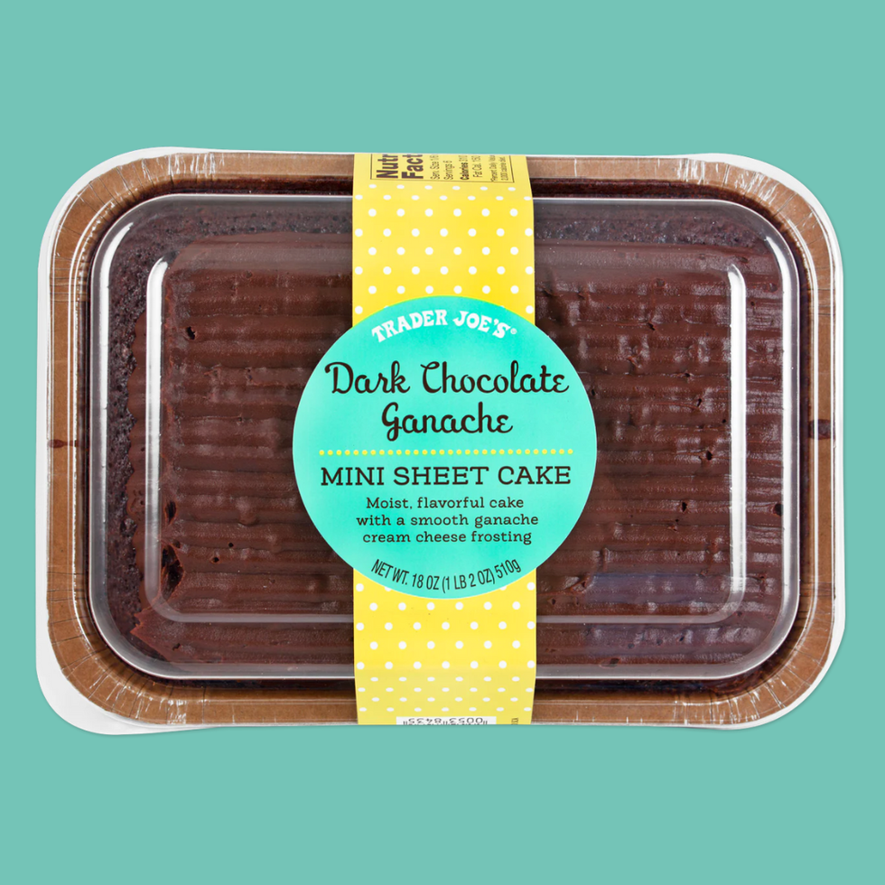\u200bTrader Joe's Dark Chocolate Ganache Mini Sheet Cake