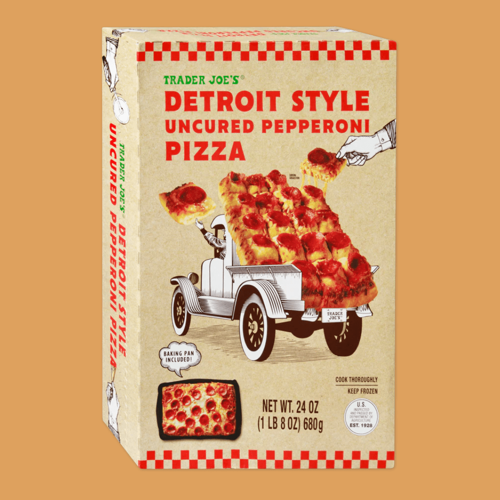 \u200bTrader Joe's Detroit Style Uncured Pepperoni Pizza