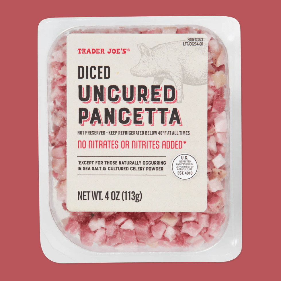 \u200bTrader Joe's Diced Uncured Pancetta